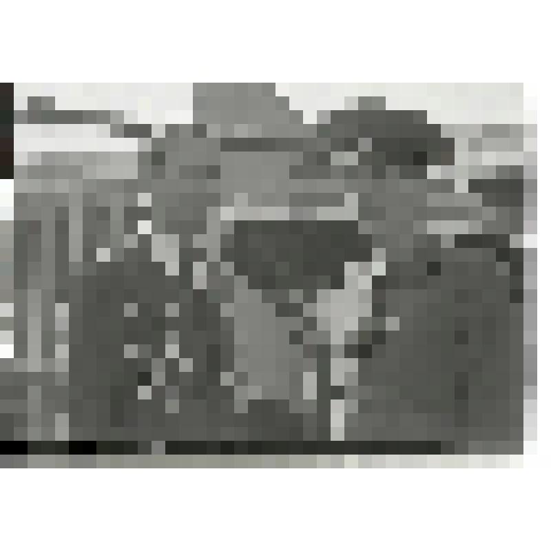 Негатив. Ветеран Уральского добровольческого танкого корпуса М.Г.Акиншин с сыном