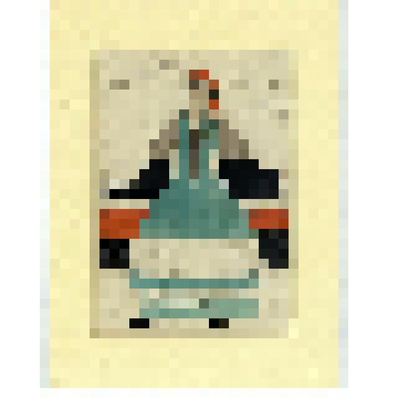 Эскиз костюма. Крестьянки, 2 картина 2 акта. "Комедианты". Глиэр Р.; 1931, балетм. Чекрыгин А.И., Петровский А.П. (режиссер), худ. Эрдман Б.Р