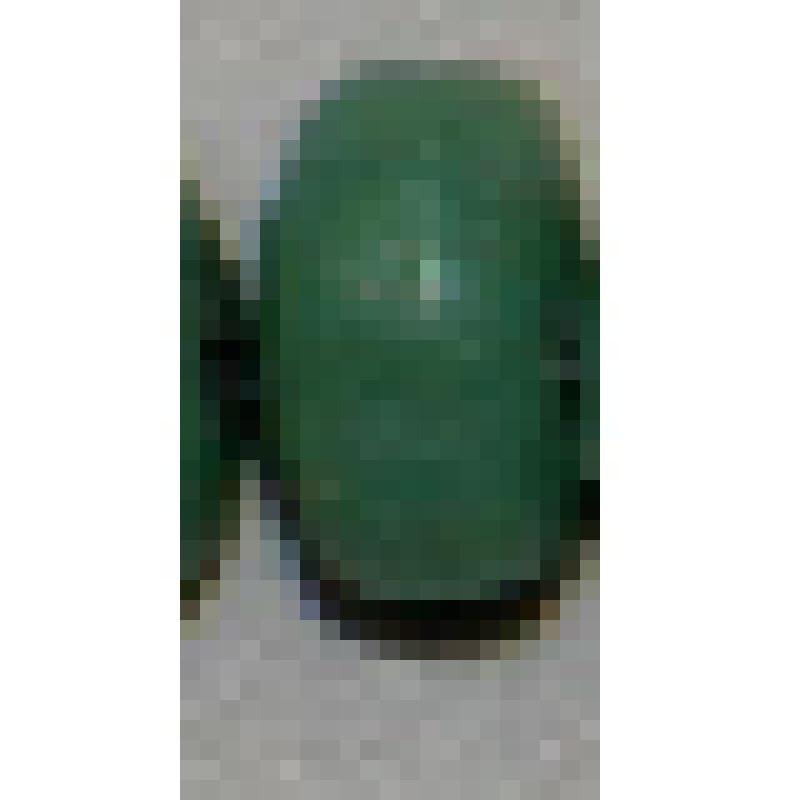 Бисер зеленый круглый уплощенный, №383 в низке