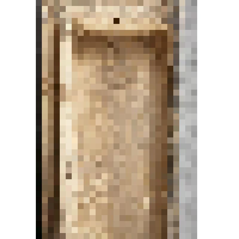 Изразец печной гладкий угловой