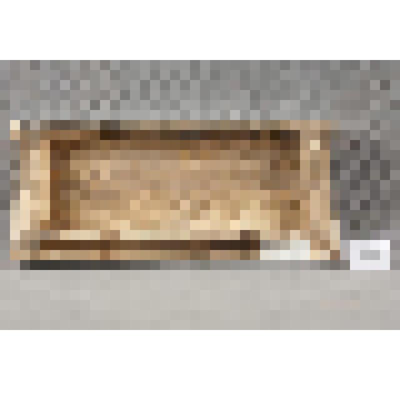 Изразец печной гладкий угловой