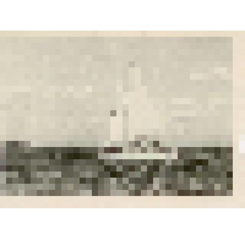 Фотография. Парусная яхта "Садко" на Волге, из коллекции материалов о Полущеве Вадиме Федоровиче, велосипедисте, яхтсмене