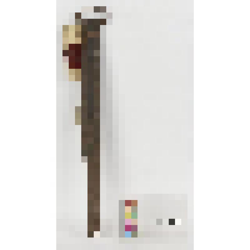 Нож медный с овальным, сдавленным в середине кольцом с пояском в основании