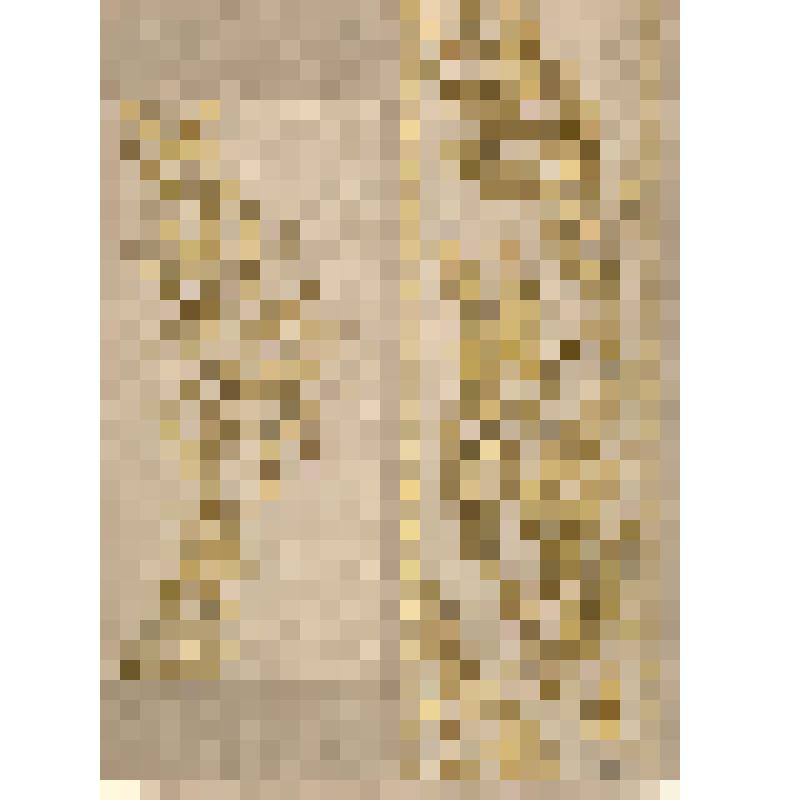 Зарисовка фрагмента вышивки скатерти. Из альбома "Вышивка Калининской области. Альбом зарисовок и фотографий". Часть 2