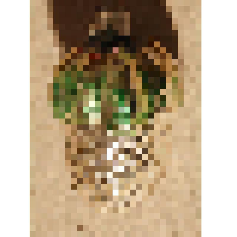 Игрушка елочная стеклянная в виде шишки