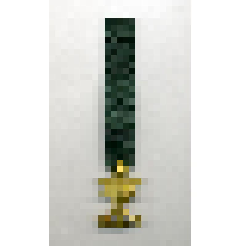 Знак ложи "Трех Добродетелей" на зеленой муаровой ленте, принадлежавший П.И. Пестелю