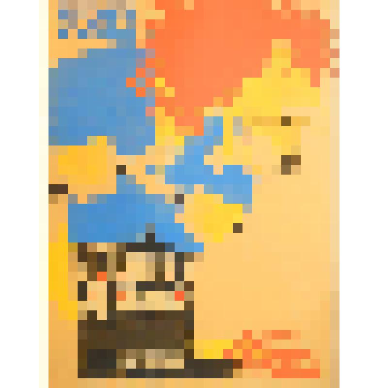 Эскиз плаката. "Львиная доля". (спектакль-басня). "Львиная доля". (Режиссер Б. Аблынин). Москва, Московский театр кукол