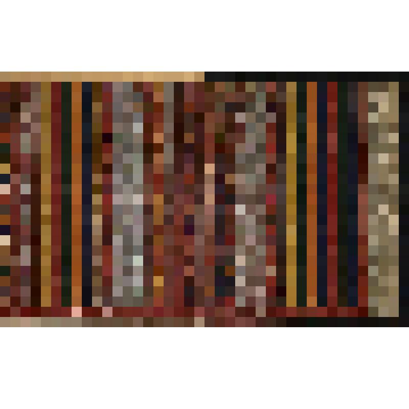 Зарисовка образца ткачества фартука. Из альбома «Русское народное искусство. Узорное ткачество»