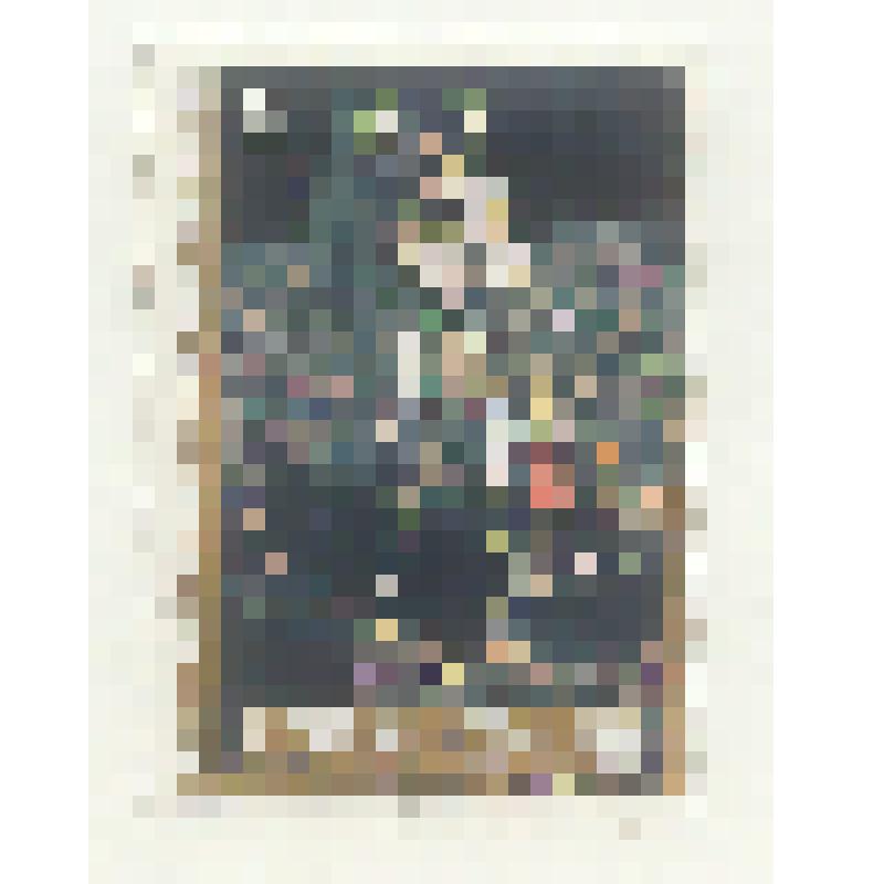 Марка почтовая. Республика Гвинея. Человек на Луне