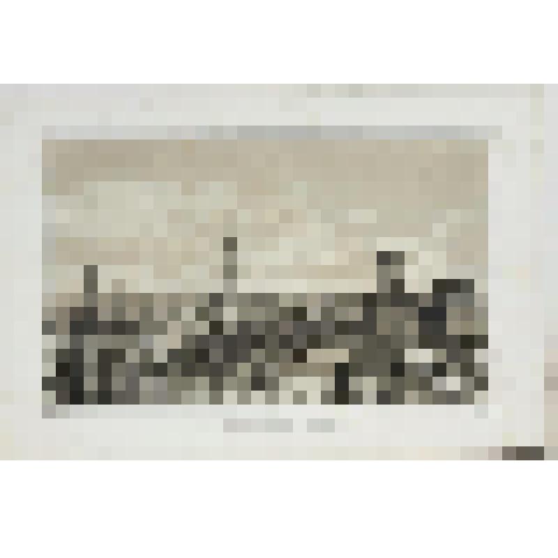 Литография. "Москва. Вид с Кремлевской террасы. Западная сторона."