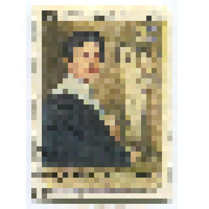 Марка почтовая с портретом французского живописца Жана Огюста Доминика Энгра (1780-1867 гг.)