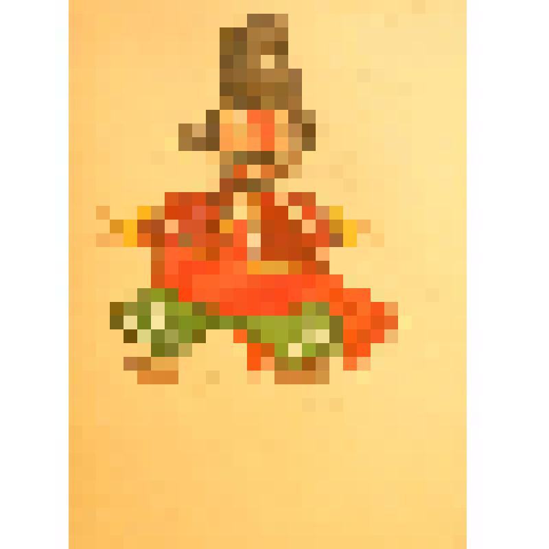 Эскиз куклы. "Юрдан-Ага".Театр кукол. "Пейчо-батрачонок" (Режиссер В. Бредис). Кострома