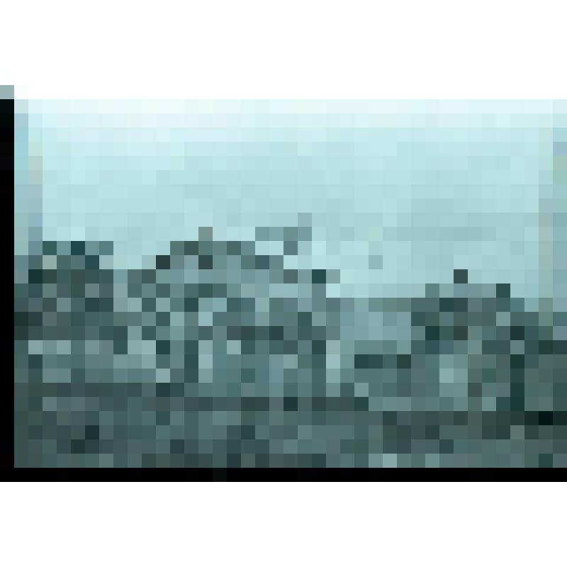 Негатив. Четырехквартирный дом (центральная усадьба совхоза им. Горького). Из коллекции "Фотонегативы по Целинному совхозу Челябинской области"