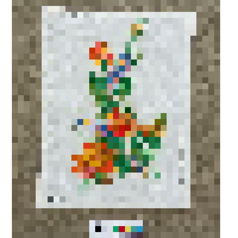 Салфетка "Розы" (вышивка "крестом")