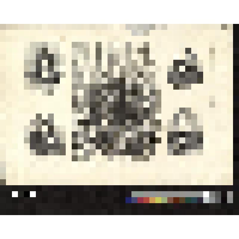 Лист из сюиты иллюстраций из журнала "La guerre". Гамбетта в окружении толпы на ступенях здания с колоннами