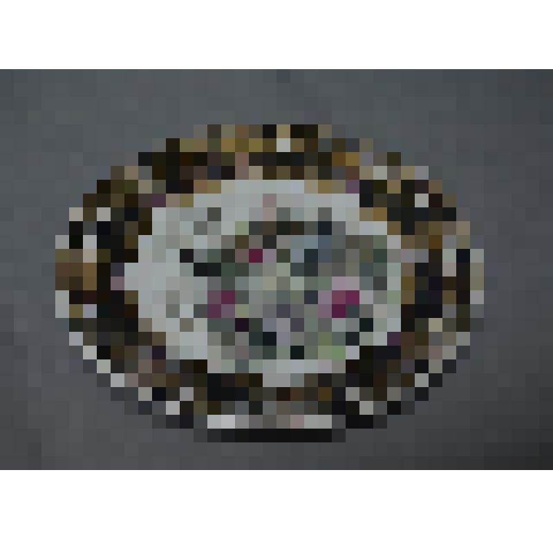 Чайная пара: блюдце  с изображением птиц (павлинов), цветов на белом фоне