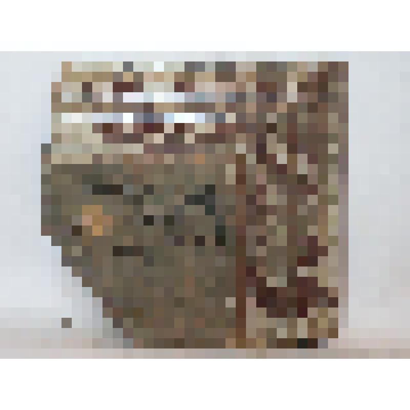 Изразец печной карнизный угловой гладкий расписной