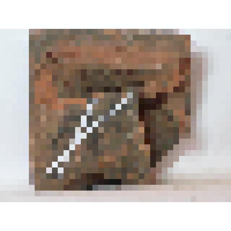 Изразец печной карнизный угловой гладкий расписной