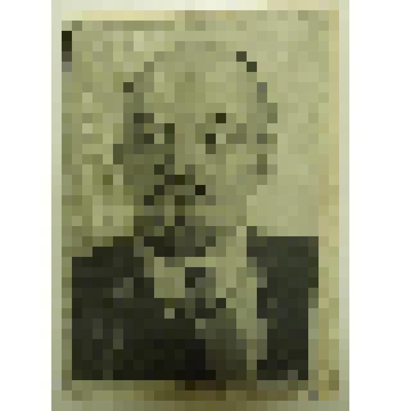 Вышитый портрет В. И. Ленина. 
  Подарок Ефимовой Э., делегату XV съезда ВЛКСМ от Кинешемской городской комсомольской организации