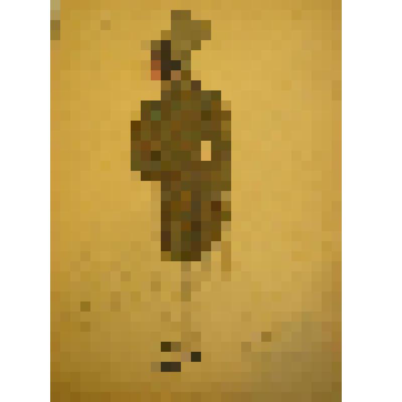 Эскиз мужского костюма. Иностранец. "Пиковая дама" (Режиссёр И.Н. Просторов. Постановка 1934 г.). Азербайджан, Баку. Государственный театр оперы и балета им. М.Ф. Ахундова