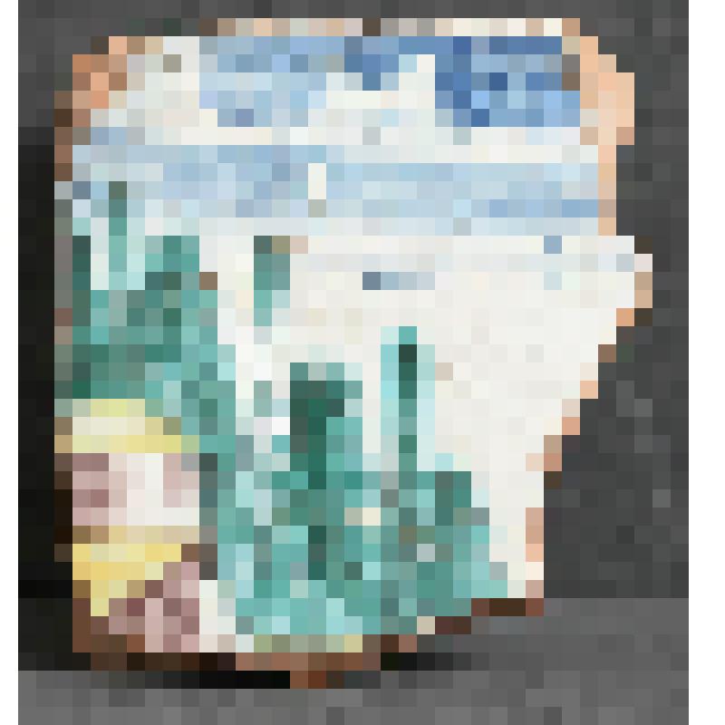 Изразец печной стенной расписной. Фрагмент угловой