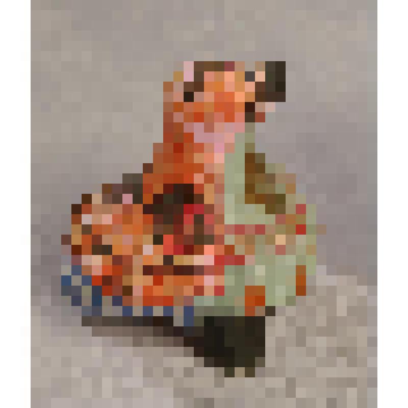 Игрушка глиняная "Утка-крылатка"