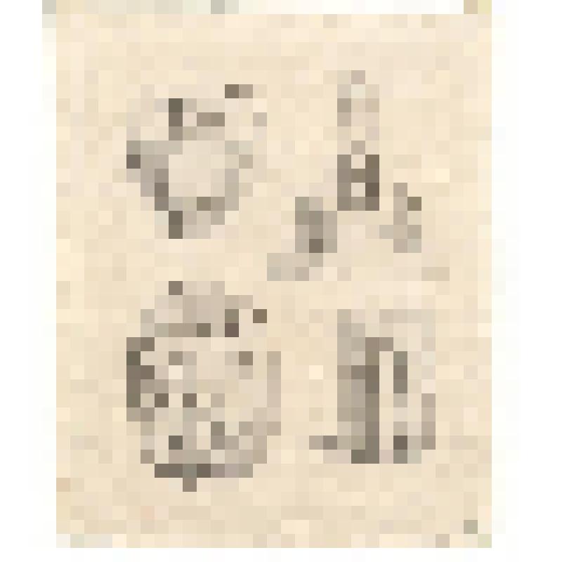 Рисунок вазы, скульптуры, барельефа и жертвенника (?)