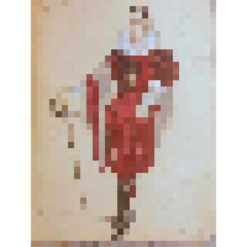 Эскиз костюма. "Гость у Лауры -4". "Каменный гость" (Неосуществленная постановка.). Харьков