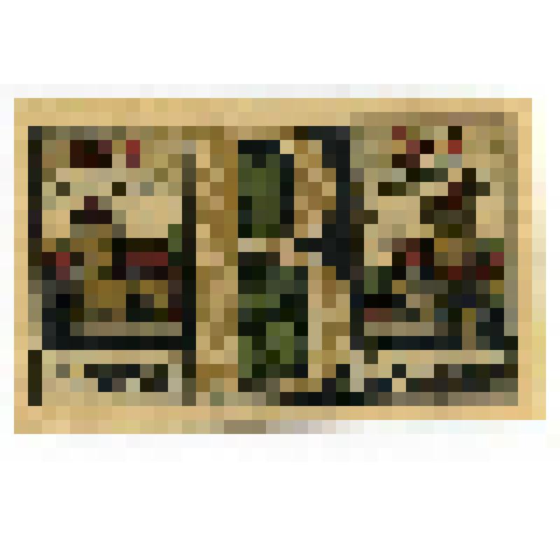 Бумажный денежный знак. Нотгельд г. Цербста. Ankuhnsches Tor снаружи и внутри, 1750 г. Буква "В". 50 пфеннигов. Германский Рейх (Веймарская республика)