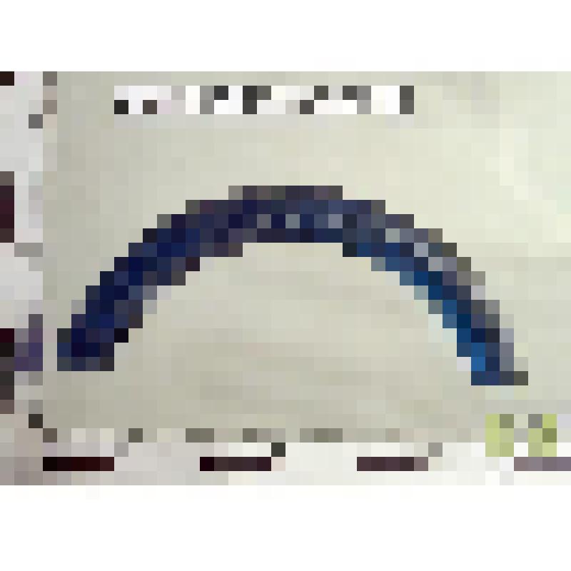 Браслет витой, синий, прозрачный