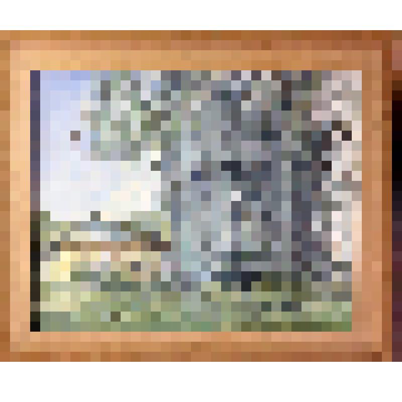 Картина. Заброшенная усадьба (Старая усадьба)