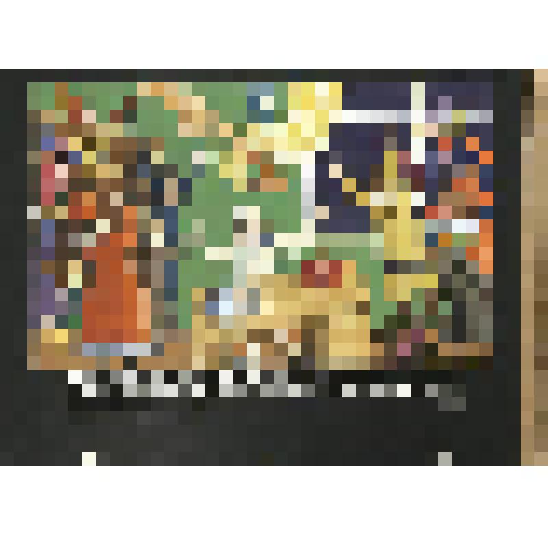 эскиз кадра к макету диафильма. Лист № 37: Кабинет заведующей
Фильм: Рассеянная машина. 1981