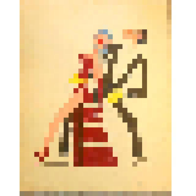 Эскиз куклы. "Танго". "Необыкновенный концерт" (Режиссеры: С. Образцов, С. Самодур). Москва, ГАЦТК