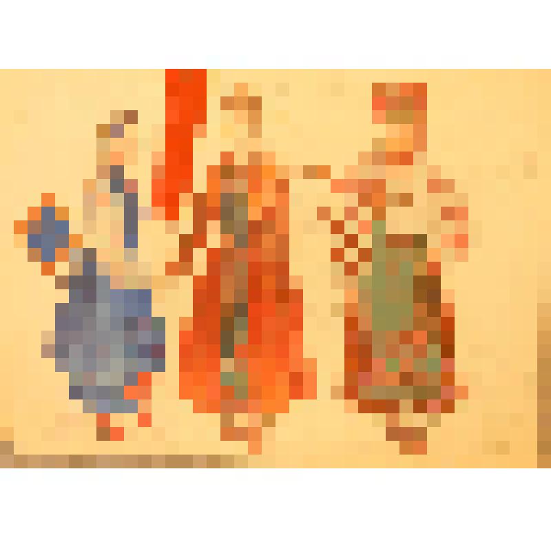 Эскиз женских костюмов. "Стеха". "Назар Стодоля" (Режиссер Н. Мицкевич). Харьков, Театр юного зрителя