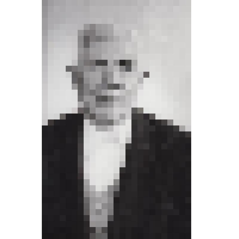 Фотография черно-белая.  Поясной портрет