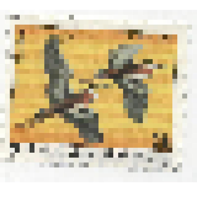 "Ardea pucpurea". Венгрия, 1976 г. Гашеная. Марка почтовая