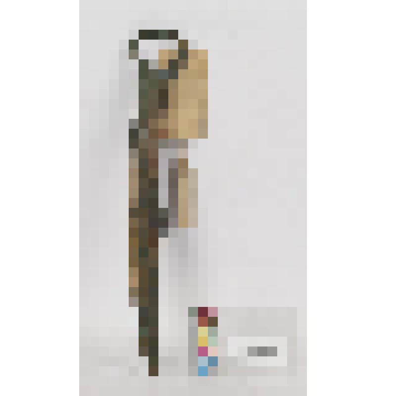 Нож медный с кольцом с широкой выемкой на основании