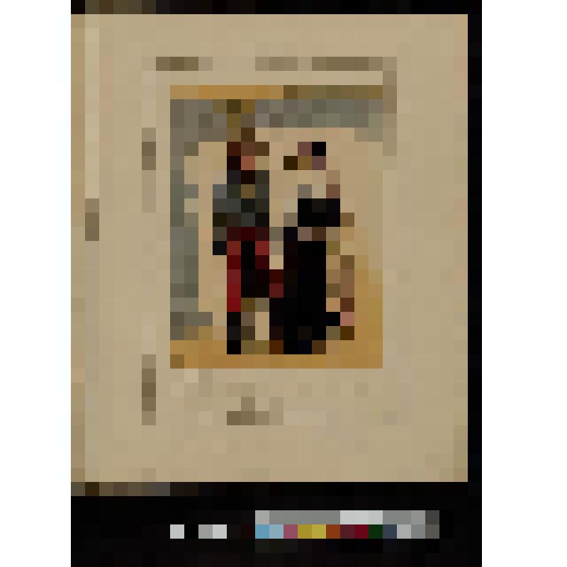 Женщина в парике и маске и мужчина