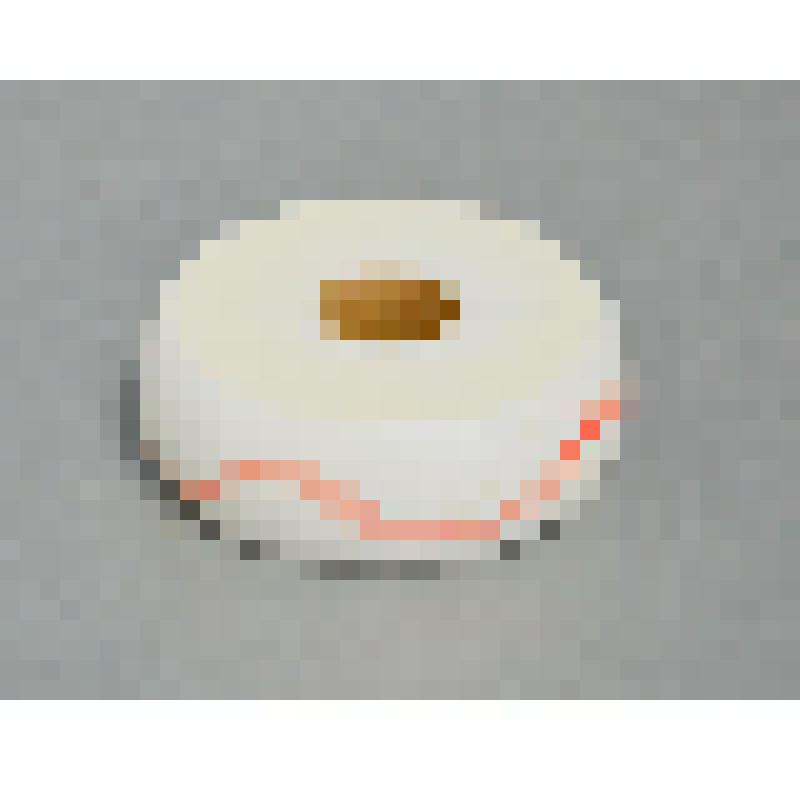 Кольцо белого цвета. Деревянной игрушки «Пирамидка 6-ти местная»