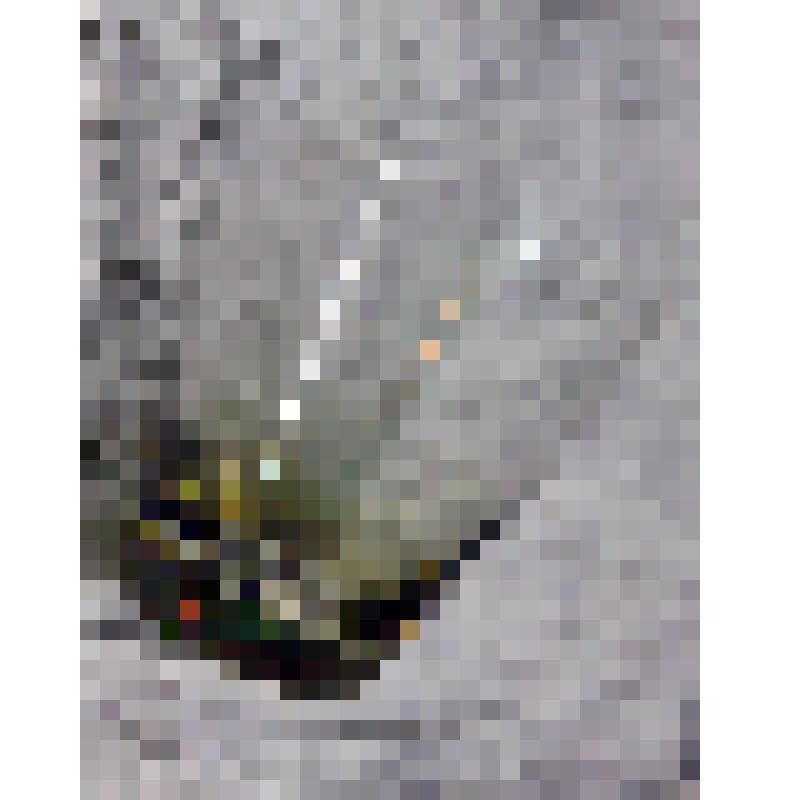 Стопка прозрачного дымчато-желтого стекла для крепких спиртных напитков. Из набора, из коллекции документальных, фотографических и вещевых материалов о Миловидовой Инне Борисовне (1929-2009), кандидате биологических наук, преподавателе биофака Саратовског