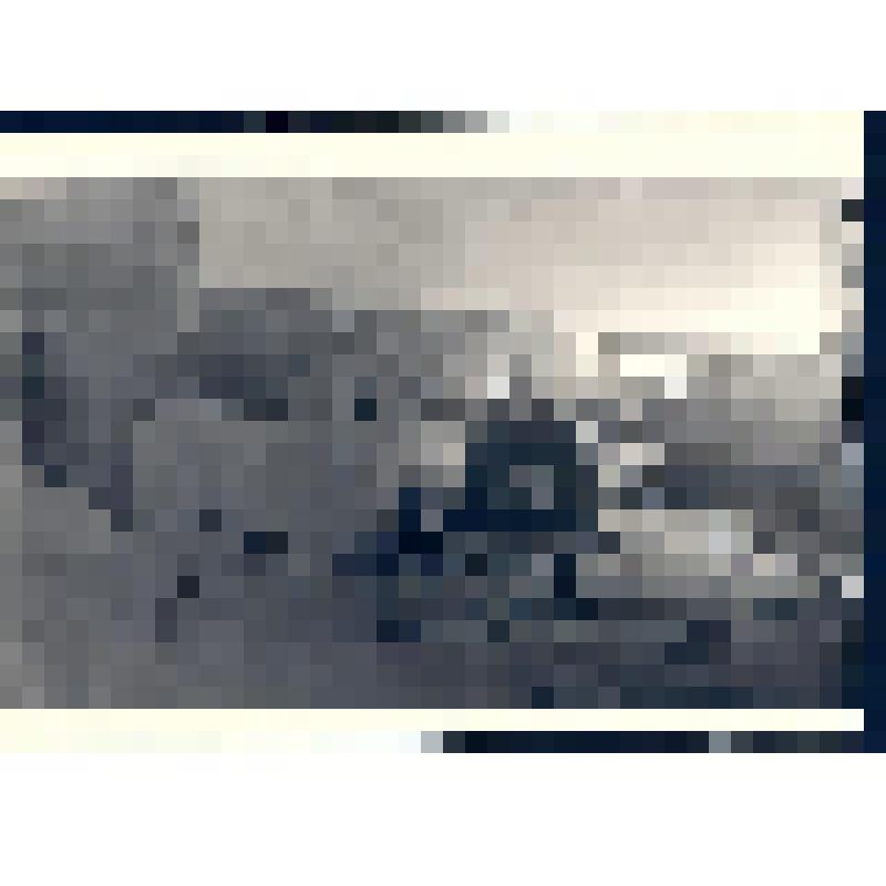 Оленевод на легковой нарте. Фотография черно-белая. Из комплекта: Быт коренных народов севера