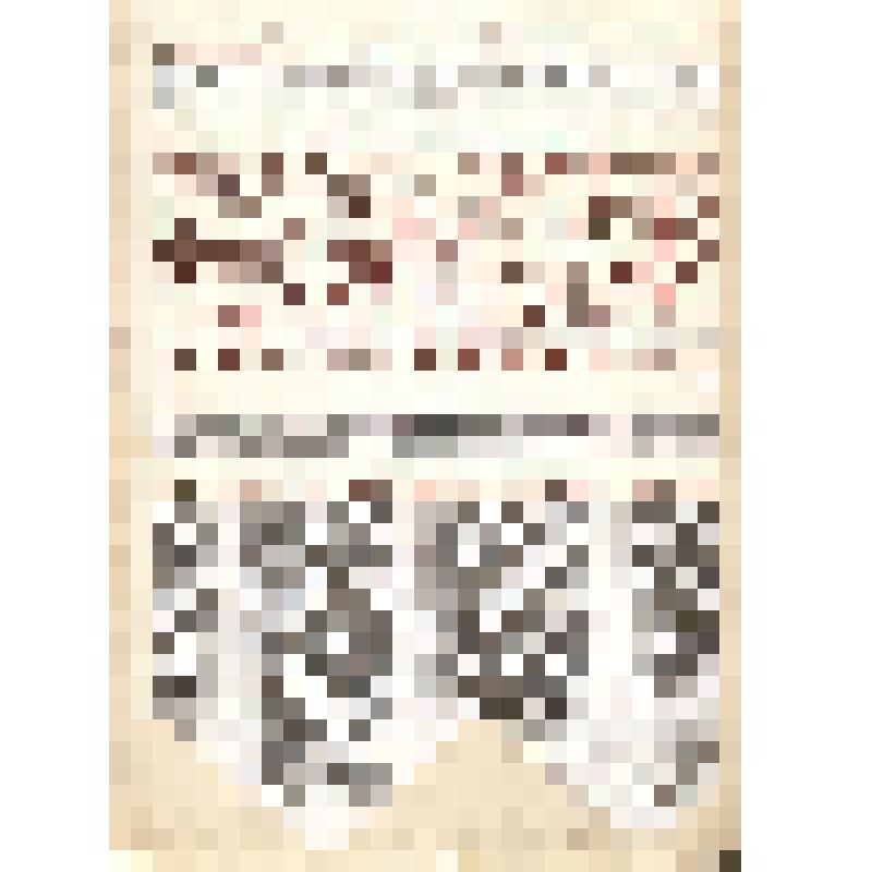 Зарисовка орнамента на конце полотенца. Из альбома "Вышивка Калининской области. Альбом зарисовок и фотографий". Часть 2