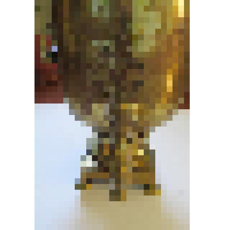 Самовар латунный работы тульских мастеров