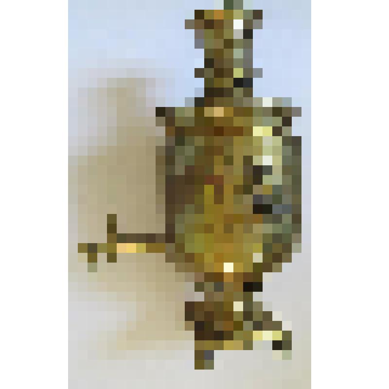 Самовар латунный работы тульских мастеров