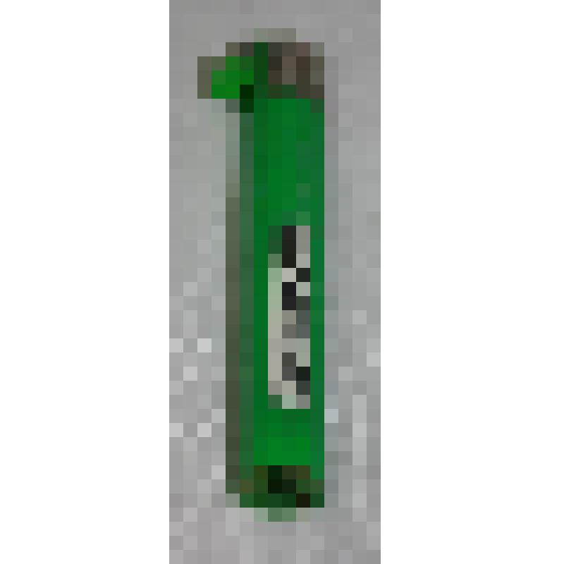 Зажигалка кремневая из пластмассы зелёного цвета