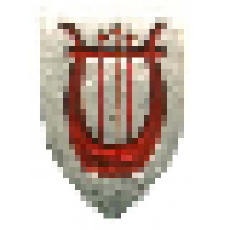 Значок. Музыкальные нструменты. Лира, на булавке. СССР