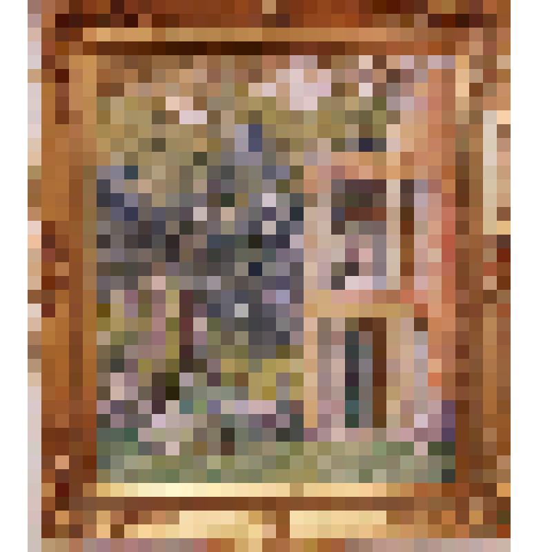 картина. Старая усадьба