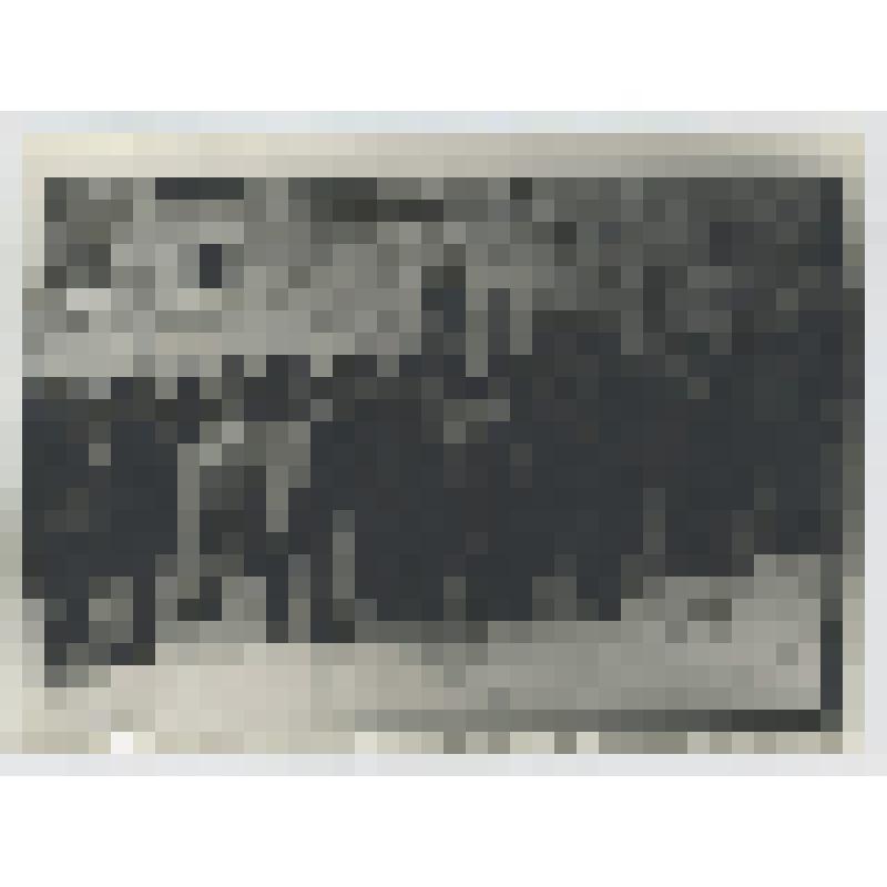 Фото ч/б. Сотрудники СУ-111 возле Управления СУ-111 (корп. 418) на демонстрации в честь 100-летия В.И.Ленина. 1970 г