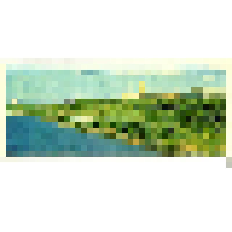 Открытка. Комплект из 24 цветных открыток. Фотооткрытка цветная. Пермь. Вид  на город с Камского моста. Фото В. Дорожинского