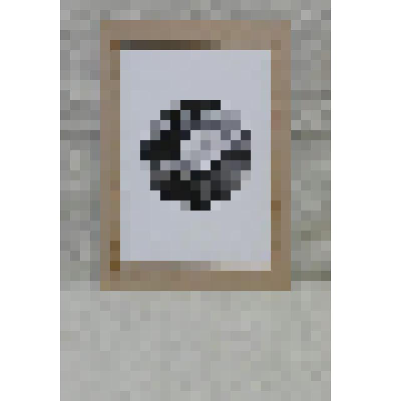 "Пластинка с песнями Б. Акуджавы" к  книге "Мемуар"  А.И. Кузьминского. В бумажной рамке. Иллюстрация